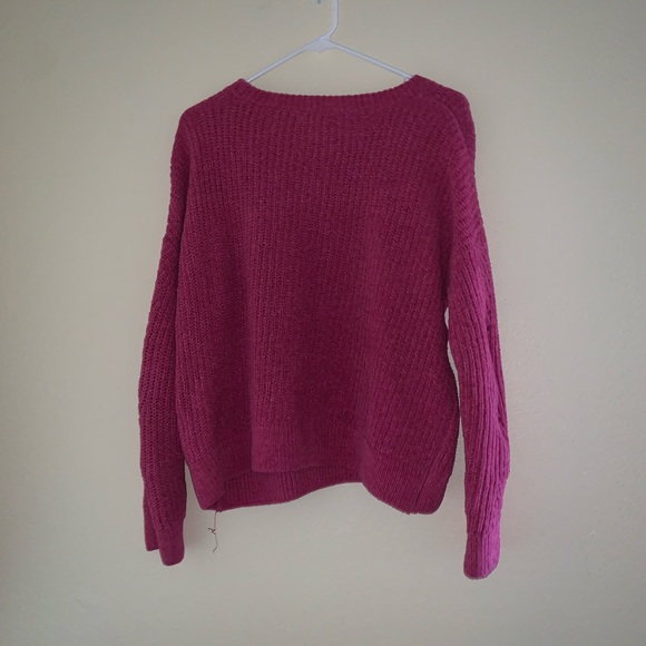 SO brand fuzzy pink sweater - Picture 3 of 3